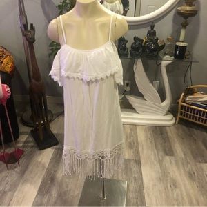 SUCREFAS brand new white dress/beach cover up